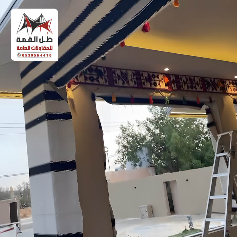 تركيب بيوت شعر من مؤسسة ظل القمة بالرياض