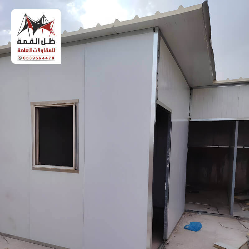غرف أضافية للمنازل للاسطح والاحواش مصنوعه من الساندوتش بانل