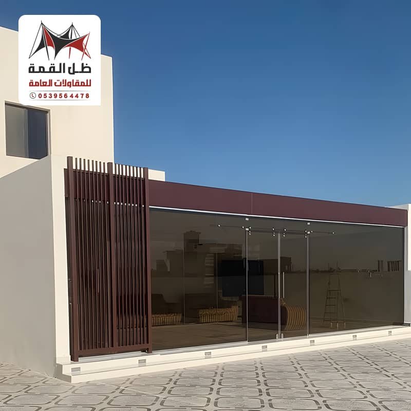 بناء مجالس ساندوتش بانل خارجية