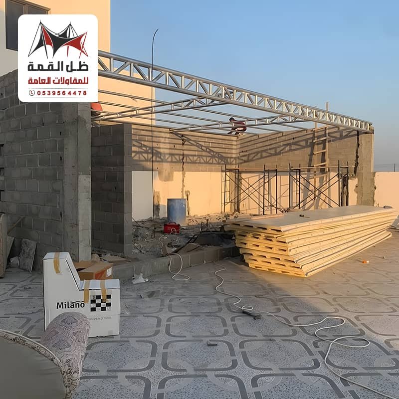 بناء ملاحق ساندوتش بانل