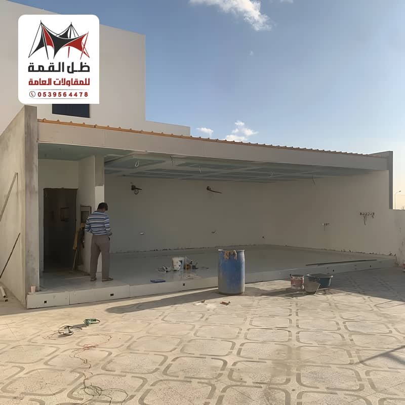 بناء ملحق ساندوتش بانل
